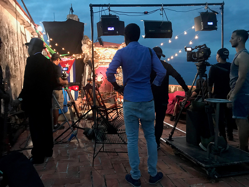 Filming the music